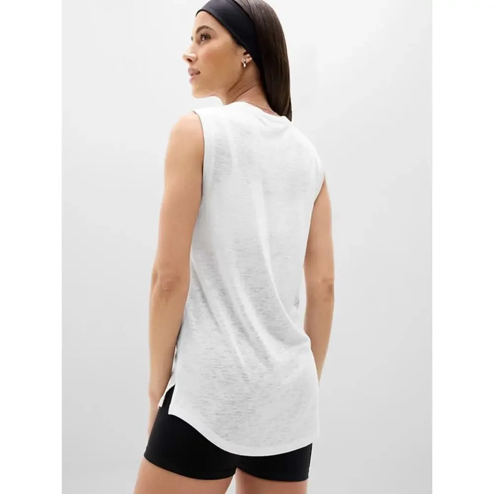 Athleta Women’s Breezy Tank Top White Size S_2
